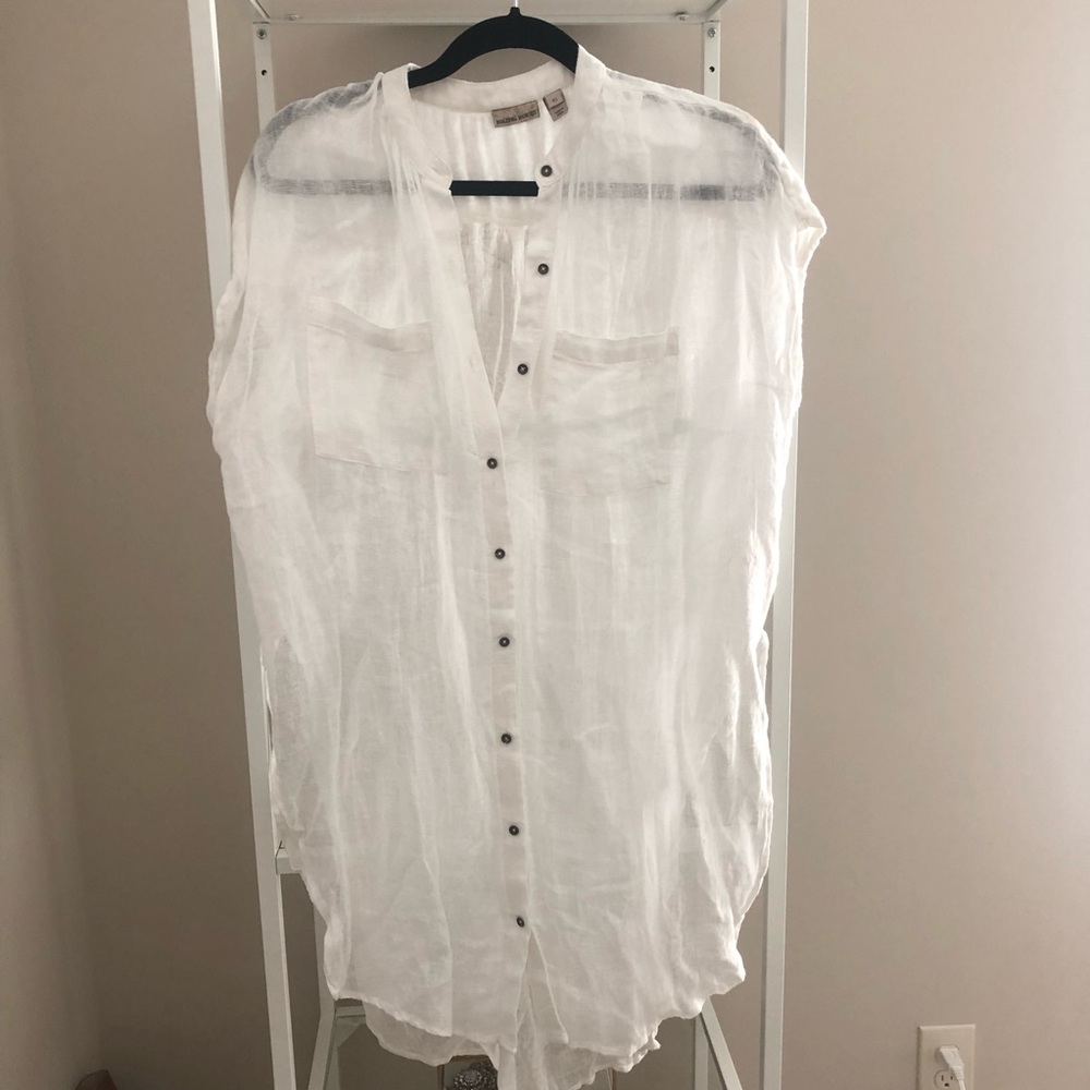 Anthropologie linen tunic
